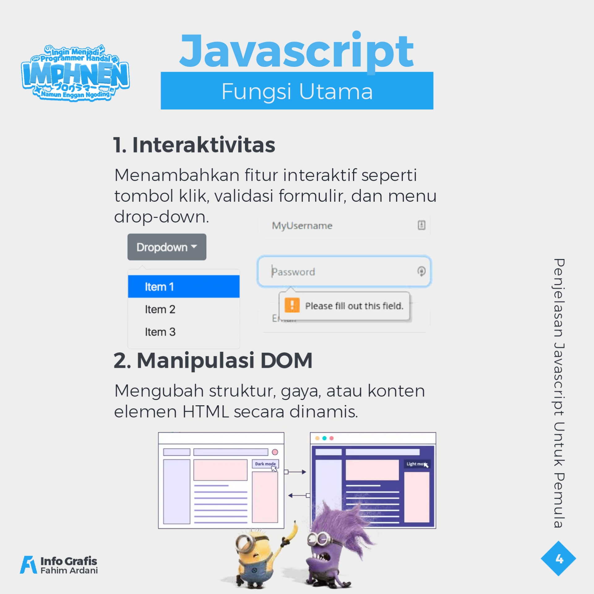 Pengertian Javascript Untuk Pemula part 1